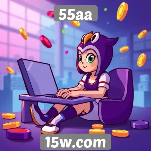 Tendências de jogos online no site 55aa